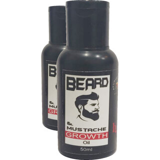 Beard  Mustache Growth Oil Buy One Get One (Free introductory offer)
