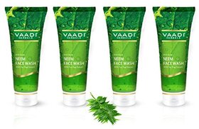 vaadi herbal neem face wash 60 ml (pack of 4)