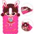 Doll Cute Hello Kitty Soft Silicone  Girl's Back Case Cover for Oppo A83 colour randomly