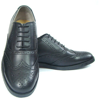 Buy ASM 100 % Genuine Leather (Guarantee) Black Brogue Shoes with Leather  Upper, Leather Insole, Fully Leather Lining, TPR Sole and Memory Foam  Cushioning for Mens. Sizes Avaible 5 to 15 UK Online @ ₹1800 from ShopClues