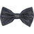 69th Avenue Solid Black Polyester Cummerbund, Bow Tie and Pocket Square Gift Set for Men