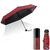 Style Homez Luxury Collection UV Coated 3-Fold MO-DU Umbrella, 100 cm Carmine Color
