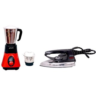                       BEST QUALITY 500 W 2 Jar Mixer Grinder with Electric Dry Iron                                              