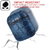 Tech Gear Anti Drop Premium AirPods Case Cover, Protective Case PU Leather Airpod Earphones Charging Case Charger Box Air Pod Box, Blue