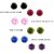 Colorful Studs 2 Sizes AD Crystal Design Silver Plated Style Western Fashion Design Love Solitaire Brass Stud Earring