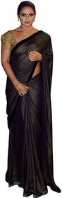 Fabrica Shoppers Black Silk Saree