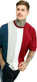 PAUSE Multicolor Solid Round Neck Slim Fit Half Sleeve Men's T-Shirt