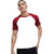PAUSE White Solid Round Neck Slim Fit Half Sleeve Men's T-Shirt