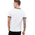 PAUSE White Solid Round Neck Slim Fit Half Sleeve Men's T-Shirt