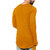 PAUSE Mustard Solid Round Neck Slim Fit Full Sleeve Men's T-Shirt
