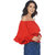 Valentines Red Crop Wing Top By NishTag Brand