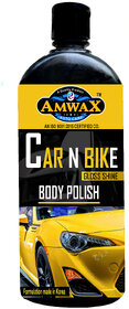 Amwax White Car and Bike Body Polishes 500ml