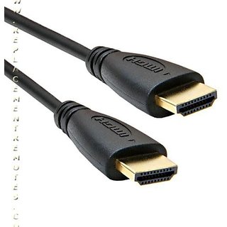 1.5M Gold Round HDMI v1.4 Male to Male Cable 3D LED Plasma LCD Full HD Copper