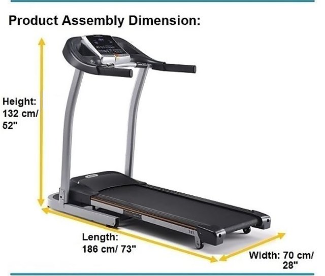 Buy Proline Fitness Tempo T82 1.75HP continous motorised Treadmill