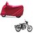 ABP Premium Red-Matty Bike Body Cover For Bullet Classic 350