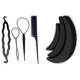 Maahal Pack of 7 Useful Hair Accessories for Women/ Girls for Festive / Hair Styling