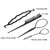 Maahal 4Pcs Hair Twist Styling Clip Stick Pin Bun Braid Maker Hair Accessories Kit (Hair Style Tool Black)