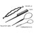 Maahal 4Pcs Hair Twist Styling Clip Stick Pin Bun Braid Maker Hair Accessories Kit (Hair Style Tool Black)
