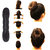 Maahal Combo of Women Hair Accessories (3 Donut + 1 Hair Base Set) For Women and Girls