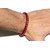 Aceola Unisex handmade braided leather bracelet with magnetic clasp.