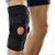 Kudize Functional Knee Support Compression muscle Joint Protection Gym Wrap Open Patella Hinge Brace Support Black- (M)