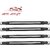 Auto Addict Stainless Steel, Plastic Car Bumper Guard  (Black, Silver, Pack of 4 Bumper Protector For Toyota Innova