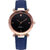 Mastrena Black Dial Blue Strap Watch For Girl's-MSG1017