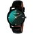 Mark Regal Round Dail Black Leather Strap Analog Watch For Men