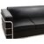 Earthwood Furnitures Leatherette 3 Seater Sofa  (Finish Color - Black)