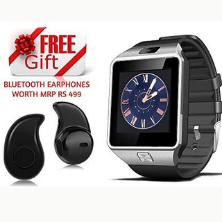 dz09 silver smartwatch
