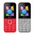 Niamia CAD 1 Basic Keypad Feature Mobile Phone Combo (Red / Grey)