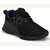 Vitegra Men's Panther Series Black Mesh Lace-up Running Shoes