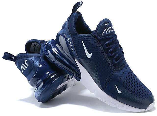 nike navy blue running shoes