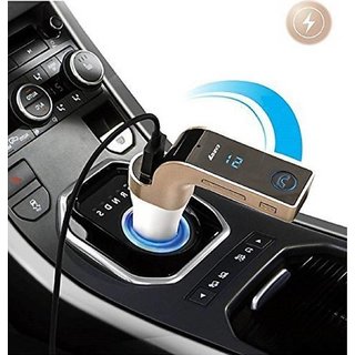 Carg7 Bluetooth Device with Car Charger  (Multicolor)