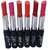 ADS Multicolor Glossy Lipstick ( Pack of 6)