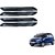 Auto Addict Double Chrome Bumper Protector Set of 4 Pcs For Tata Indica Vista