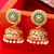 Voylla Golden Reprise Ethnic Jhumka Earrings