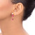 Voylla CZ Petal Motifs Earrings