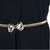 Lucky Jewellery Designer Gold Plated Kamarband White Rhinestone Waist Belt Udyanam Kamar Patta For Girls And Women