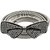 Lucky Jewellery Designer Silver Plated Kamarband White Rhinestone Waist Belt Udyanam Kamar Patta For Girls And Women