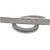 Lucky Jewellery Designer Silver Plated Kamarband White Rhinestone Waist Belt Udyanam Kamar Patta For Girls And Women