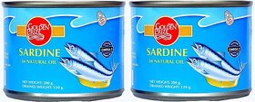 Golden Prize Sardine in Natural Oil 200Gms Each - Pack of 2 Units