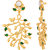 Voylla Floral Spring Corolla Earrings