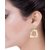 Voylla Gold Tone Unique Dangler Earrings Pair