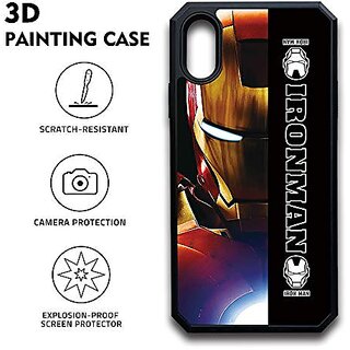 ROSETTE 3D Printing Ultra Hybrid Designed All Sides Protection with Anti Dust Plug Back Shockproof Case Detachable Cover