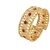 New solitair american diamond gold plated velantine gift for girls and womens
