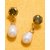 Voylla Natural fresh water pearls embellished 50% silver danglers