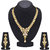 MFJ Fashion Comtemporay Classic Gold Plated White Stone Princess Style Necklace Set For Women