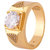 Dare by Voylla Royal CZ Men's Large Gem Adorned Ring