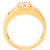 Dare by Voylla Royal CZ Men's Gold Plated Ring